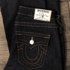 True Religion Bootcut Dark wash LONG jeans